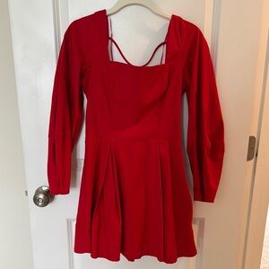 Maeve Vibrant Red Dress